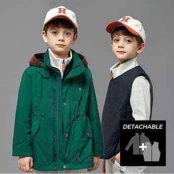 Hazzys Kids Preppy Съемная подкладка Зеленый Htf11jt04m Gn 145