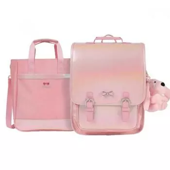 Hazzys Kids Sophia Chelsea Рюкзак Комплект + Чехол + Сумка для обуви Розовый Tris000010290 100/100