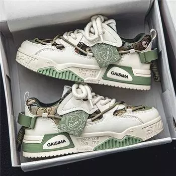 HB152 new trendy shoes spring and autumn men s low-top fashion trend comfortable shoes men s running sports men s casual shoes 39