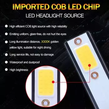 HB3 светодиодная фара Mini Canbus Lamp 12000LM светодиодная автомобильная фара 3000K лампа противотуманные фары автомобильные лампочки автомобильные фары