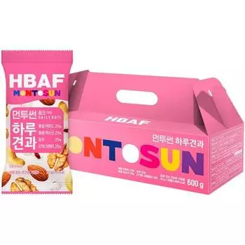 HBAF MuntoSun Daily Nut Pink, 600g, 1 piece, Korean nuts