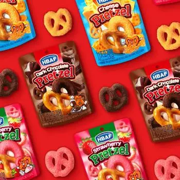 HBAF Pretzel со вкусом темного шоколада, клубники, сыра (4 варианта) Cheese Flavor x 5PCS