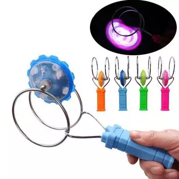 Hbb Магнитный Гироскоп Колесо Вращающийся Светодиодный Цветной Светильник Гироскоп Йо-Йо Игрушки Детские Подарки На День Рождения Детская Классическая Игрушка