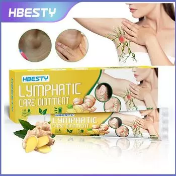 Hbesty Бальзам для лимфатической поддержки Травяной аромат Имбирный массажный крем для облегчения тела