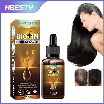 HBESTY Густое масло для волос Имбирь Травяная эссенция Массажное масло для кожи головы