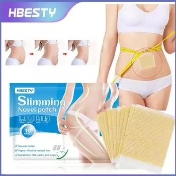 HBESTY Ленивый Большой Живот Пластырь Полынь Пластырь 10 Пластырей 10PCS