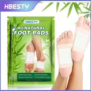 HBESTY Полынь Пластырь для ног Травяной моксотерапия Уход за ногами разноцветный