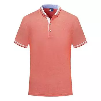 HBT 606 200G Oude Двухцветная рубашка ПОЛО из хлопка с лацканами S