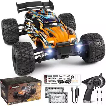 HBX RC Car RC Car для детей 4WD RTR Electric RC Car с дистанционным управлением Car 40 High Speed RC Buggy Two Speed Modes For Children All Terrain Compatible