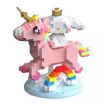 HC Nano Block Mini Block Unicorn Wanggui Корейские популярные игрушки