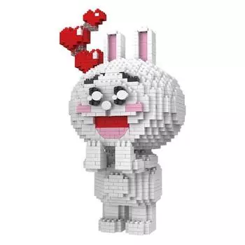 HC Nano Block Мини-блок Предложение для свадебной пары, 02. Большое предложение Кролик, популярные корейские игрушки