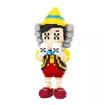 HC Nanoblock Большой Буратино, 01. Большой Буратино, популярные корейские игрушки.