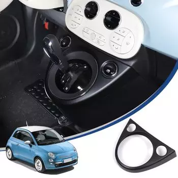 Hcilloend New Fiat 500 2011-2023 Shift Panel, Shift Cover, Center Control Shift Panel, Cover,