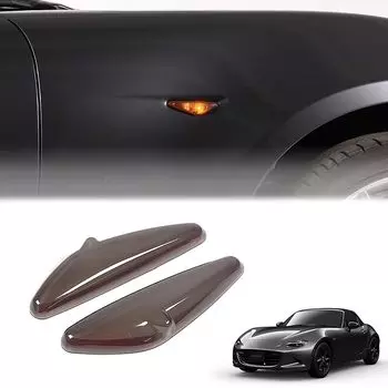 Hcilloend новая модель mazda roadster RF ND тип применяется с 2016 по 2024 год крышка указателя поворота листовая панель крышка указателя поворота дымчатый цвет Изготовлен из ABS