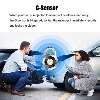 HD1080P Car DVR Dash Cam WiFi APP Control Driving Recorder Loop Recording Night Vision Wide Angle Video Camera none