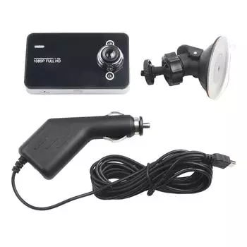 HD 1080P Автомобильный видеорегистратор с двумя объективами, передней и задней камерой, видеорегистратор с автомобильной присоской и креплением CHINA