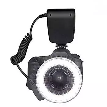 HD-130 LED Macro Ring Flash для зеркальных фотокамер Nikon, Olympus, Sony, SLR cameras