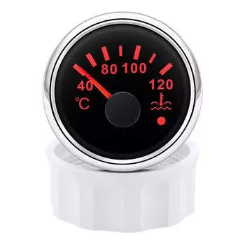 HD 2 52MM датчик температуры воды 12 В / 24 В автомобильный индикатор температуры воды для лодки морской автомобиль мотоцикл датчик адаптер 26-40 мм