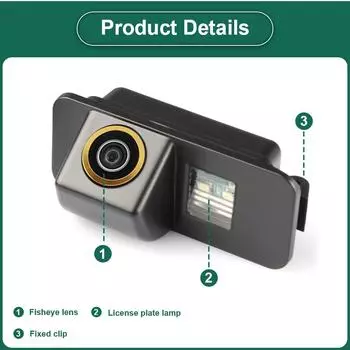 HD AHD1080P 1000TVL Водонепроницаемая автомобильная камера заднего вида для Ford Focus Hatchback Fiesta Mondeo S-MAX 2008-2014
