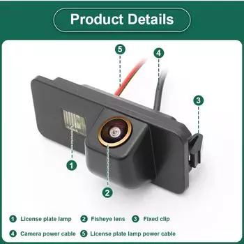 HD AHD1080P Автомобильный номерной знак камера заднего вида для Volkswagen VW Polo Magotan Bora Jetta Golf5 Passat B5 B6 CC Skoda Superb