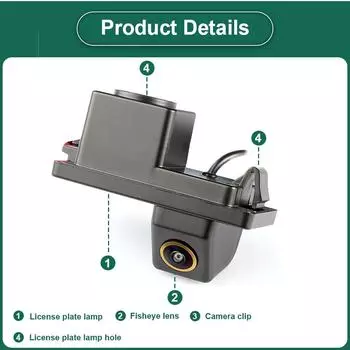 HD AHD 1920x1080P 1000TVL Водонепроницаемая автомобильная камера заднего вида для Ssangyong Rexton Lester Kyron Korando 2011-2014