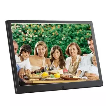 HD алюминиевый сплав тонкий узкий край 15 дюймов смарт цифровая фоторамка One Size чёрный