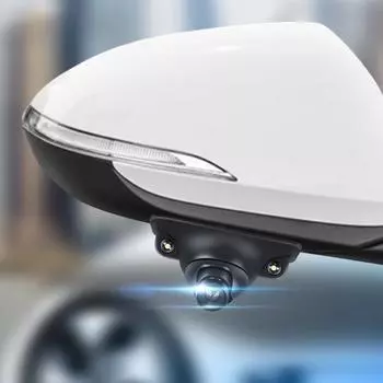 HD Автомобильная передняя боковая камера заднего вида с функцией ночного видения, водонепроницаемая для автомобиля с левой/правой стороны, изображение заднего хода