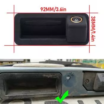 HD CCD 1080P Автомобильная камера заднего вида на ручке багажника для Ford Mondeo MK4 Chia-X Fiesta ST Kuga MK1 S-Max C-Max Focus 2 MK2 Static Guidelines