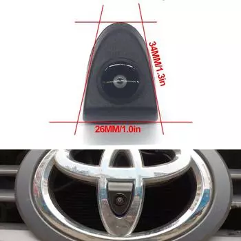 HD CCD AHD Автомобиль Логотип Камера Переднего Вида Для Toyota Avensis Crown Reiz Prius Prado Camry Yaris Corolla Hilux 140° Широкоугольный CVBS 1080x720P