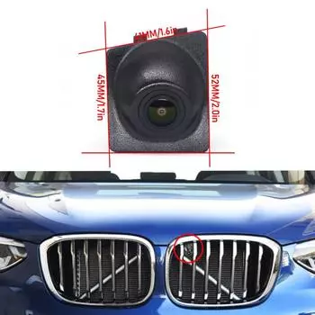 HD CCD AHD Автомобильная передняя камера для парковки, ночного видения, водонепроницаемая, высококачественная, с логотипом для BMW X3 G01 2018 2019 2020 CVBS 1080x720P