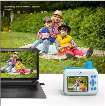 HD Двойной объектив Детская фотокамера с термопечатью Цифровая камера