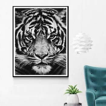 HD фотография плакат и принт гепард акула диких животных холст картина настенное искусство для гостиной современный скандинавский домашний декор 21cm30cm NoFrame