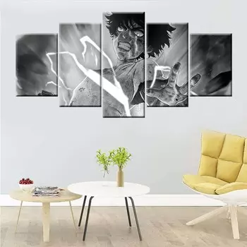 HD Холст Картина 5 Панель Мой Герой Колледж Комиксов Стены Художника Украшения Гостиной Гостиная Скандинавский Плакат Фреска Оптовая Продажа Без Рамки 20x35cm*2 20x45cm*2 20x55cm*1