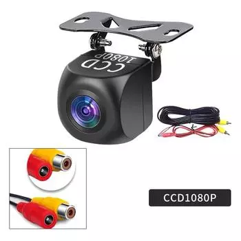 HD камера заднего вида CCD fisheye 170 градусов 1080P водонепроницаемая и ударопрочная камера ночного видения 12V