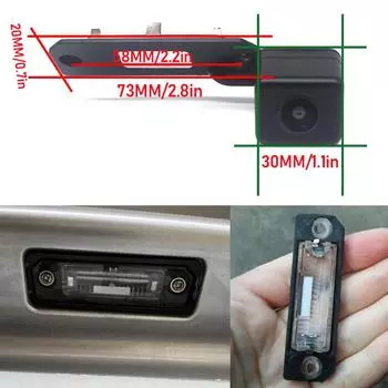 HD камера заднего вида ночного видения для Volkswagen Polo MK4 9N 6N 2002~2006 2007 2008 2009 камера заднего вида номерной знак камера