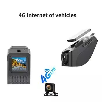 HD Mini DashCam Car DVR 4G WIFI GPS 1080P APP Live Night Vision G-сенсор 2Way 24Hours Parking Monitor Видеозапись NONE