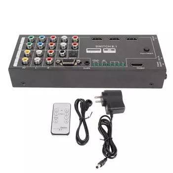 HD Мультимедийный Интерфейс Конвертер VGA AV Ypbpr Компонентный HD Мультимедийный Интерфейс 1080P Звук US Plug