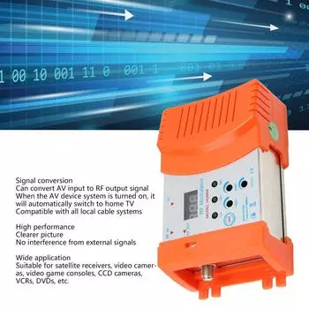 HD Мультимедийный Интерфейс RF Модулятор Профессиональный Поддержка PAL NTSC Форматы Цифровой Модулятор для EU Plug