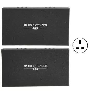 HD Multimedia Interface Coupler 4K HD Multimedia Interface Extender Adapter for HDTVUK Plug EU Plug