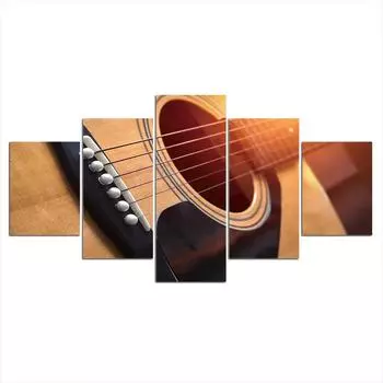 HD печатный 5 шт. холст искусство классическая гитара холст живопись настенные панно для гостиной домашний декор CU-2555C 20x35cm*2 20x45cm*2 20x55cm*1