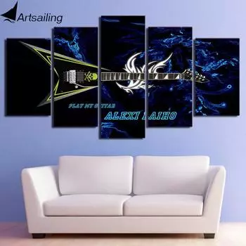 HD печатный 5 шт. холст искусство плакат с гитарой Алекси Лайхо живопись настенные панно для гостиной современный 20x35cm*2 20x45cm*2 20x55cm*1