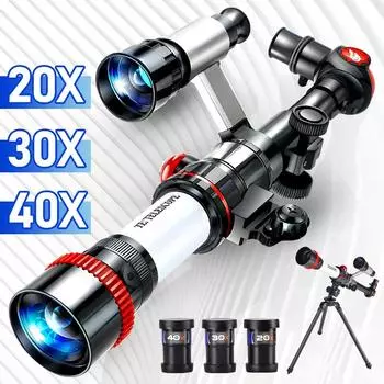 HD Telescope Professional Astronomical Telescope High Increase Monocular Kids Science Experiment Binokel Teaching