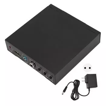 HD Video Converter 1080P для SCART в HD Multimedia Interface +HD Multimedia Interface RGB Sound Con US Plug 100V240V