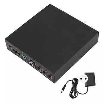 HD Video Converter 1080P для SCART в HD Multimedia Interface +HD Multimedia Interface RGB Sound US Plug