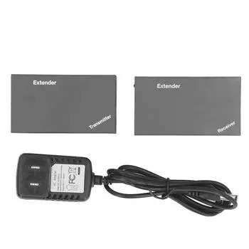 HD Video Extender 196ft 1920x1080P 60Hz RJ45 Video Transmitter Receiver Kit для Linux для UNIX для US Plug
