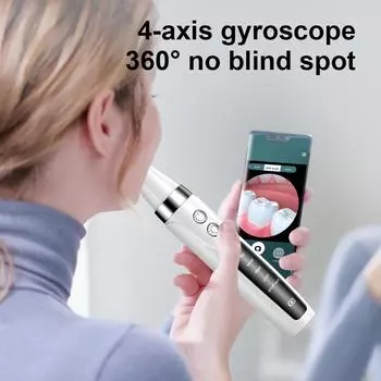 HD Визуальный инструмент для чистки зубов Электрический инструмент для чистки зубов Чистка полости рта Ультразвуковой инструмент для чистки зубов