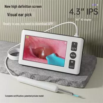 HD Визуальный ушной датчик: Новый универсальный инструмент для чистки ушей с экраном для техников N18