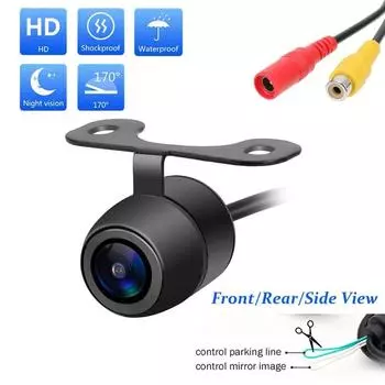 HD wide-angle camera CMOS car reversing camera waterproof car rear HD pull-back camera
