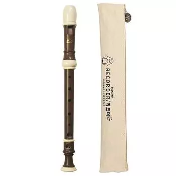 HDC Youngchang Soprano, немецкая деревянная блокфлейта YSRWG-140 + тканевая сумка, разные цвета, корейские игрушки