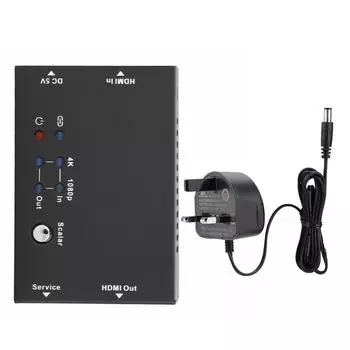 HDMI 18gbps Repeater with 4K Scaler HDCP2.2 to 1.4 Converter UK Plug